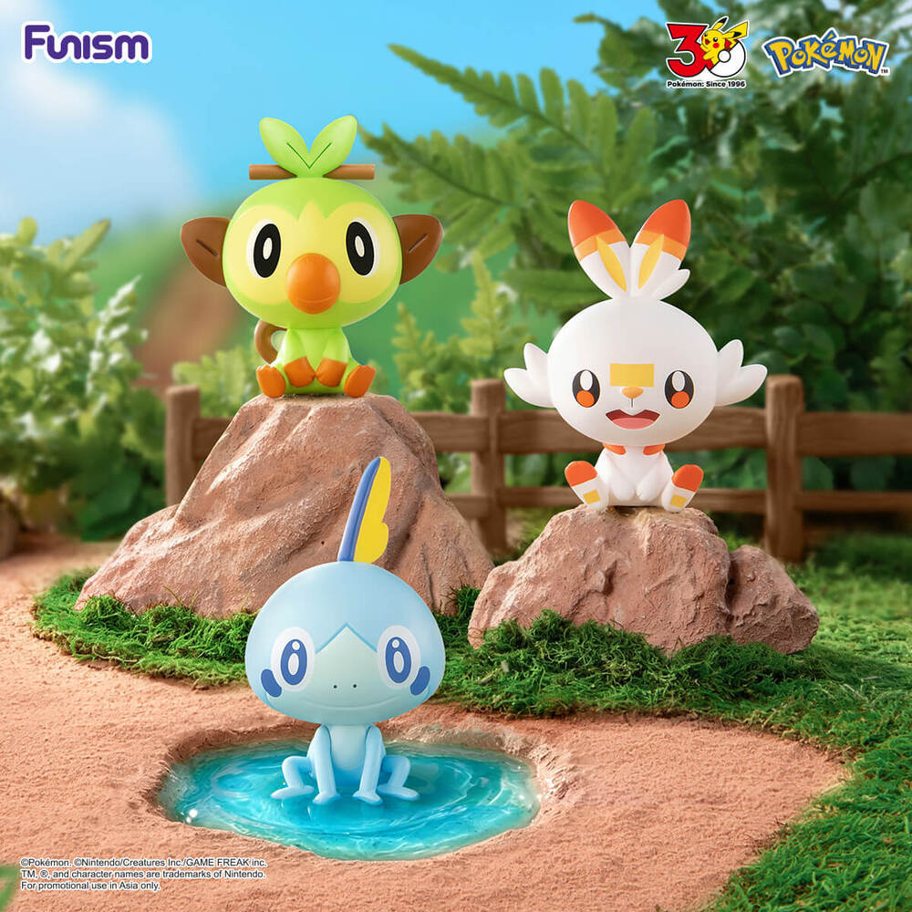 FUNISM Pokemon First Partner Gen 8 Galar Trio Open Box
